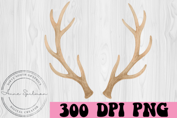 Download Watercolor Deer Antlers - Watercolor deer antlers Collection
