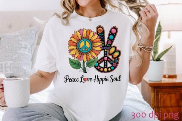 Download Peace Love Hippie Soul PNG | Hippie Png - Premium Resources