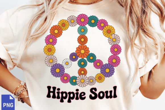 Download Retro Hippie PNG Design,Hippie T-shirt - Hippie png Collection