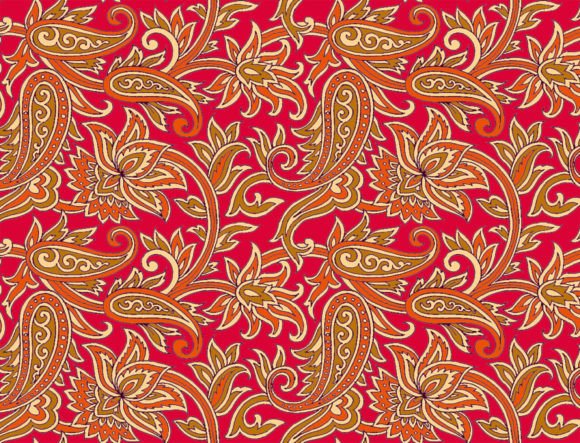 Download Paisley Fabric Pattern, Printable Design - Premium Bundle